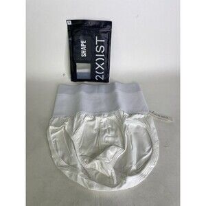 2XIST Shapewear Shape Form Slimming Contour Pouch Brief White Underwear Mens S